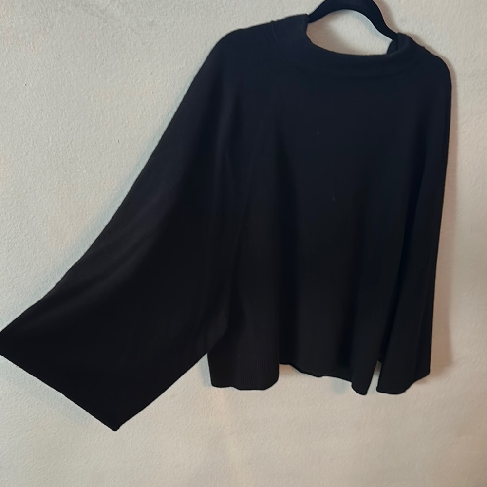 Banana Republic Cashmere Black Batwing Sweater